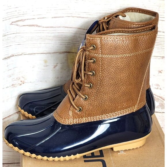 JBU by Jambu Maplewood Waterproof Navy/Tan Women’s Boots – Fall 2022, Size 9M - Picture 5 of 11
